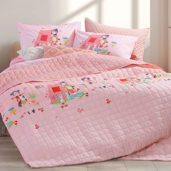 Κουβερλί Μονό (180x240) 2 Όψεων Nef-Nef Homeware Camping