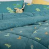 Κουβερτοπάπλωμα Μονό (160x220) Nef-Nef Homeware Junior Dinos On Wheels