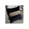 Teoran Διακοσμητική Μαξιλαροθήκη Velvet Με Κρόσια 06 45x45εκ.