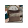 Teoran Διακοσμητική Μαξιλαροθήκη Velvet Με Κρόσια 03 Brown 45x45εκ.
