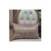 Teoran Διακοσμητική Μαξιλαροθήκη Velvet Με Κρόσια 12 Purple 30x50εκ.