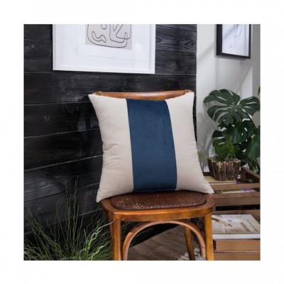 Teoran Διακοσμητική Μαξιλαροθήκη Linus από Βελούδο 04 50x50εκ.