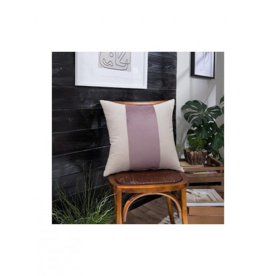 Teoran Διακοσμητική Μαξιλαροθήκη Linus από Βελούδο 12 50x50εκ.