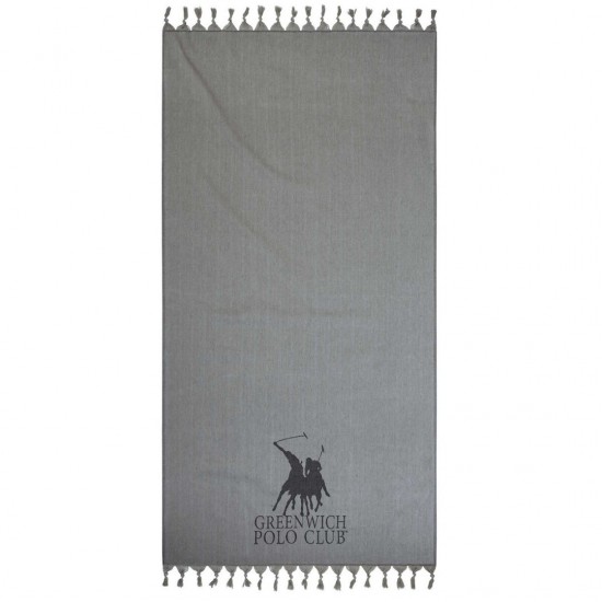 Παρεό (90x170) Greenwich Polo Club Beach 3794 D.Grey