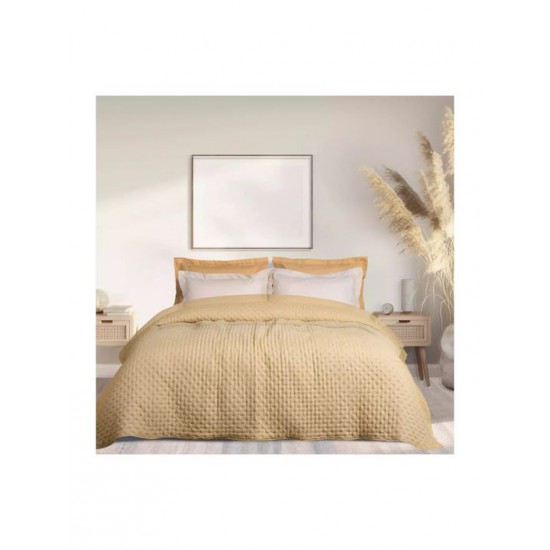 Das Home 9631 Κουβερλί Υπέρδιπλο Microfiber Ωχρα 220x240cm
