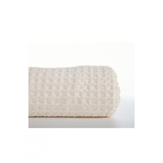 Nef-Nef Homeware New Golf Κουβέρτα Πικέ Υπέρδιπλη 220x240εκ. Ecru