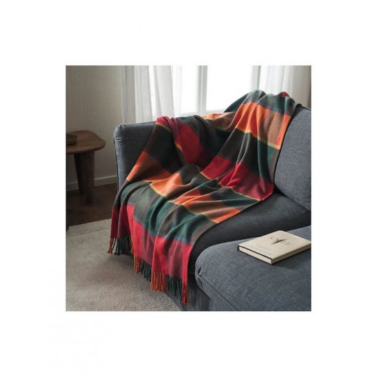 Gofis Home Κουβέρτα Καναπέ με Κρόσσια 130x170εκ. 459